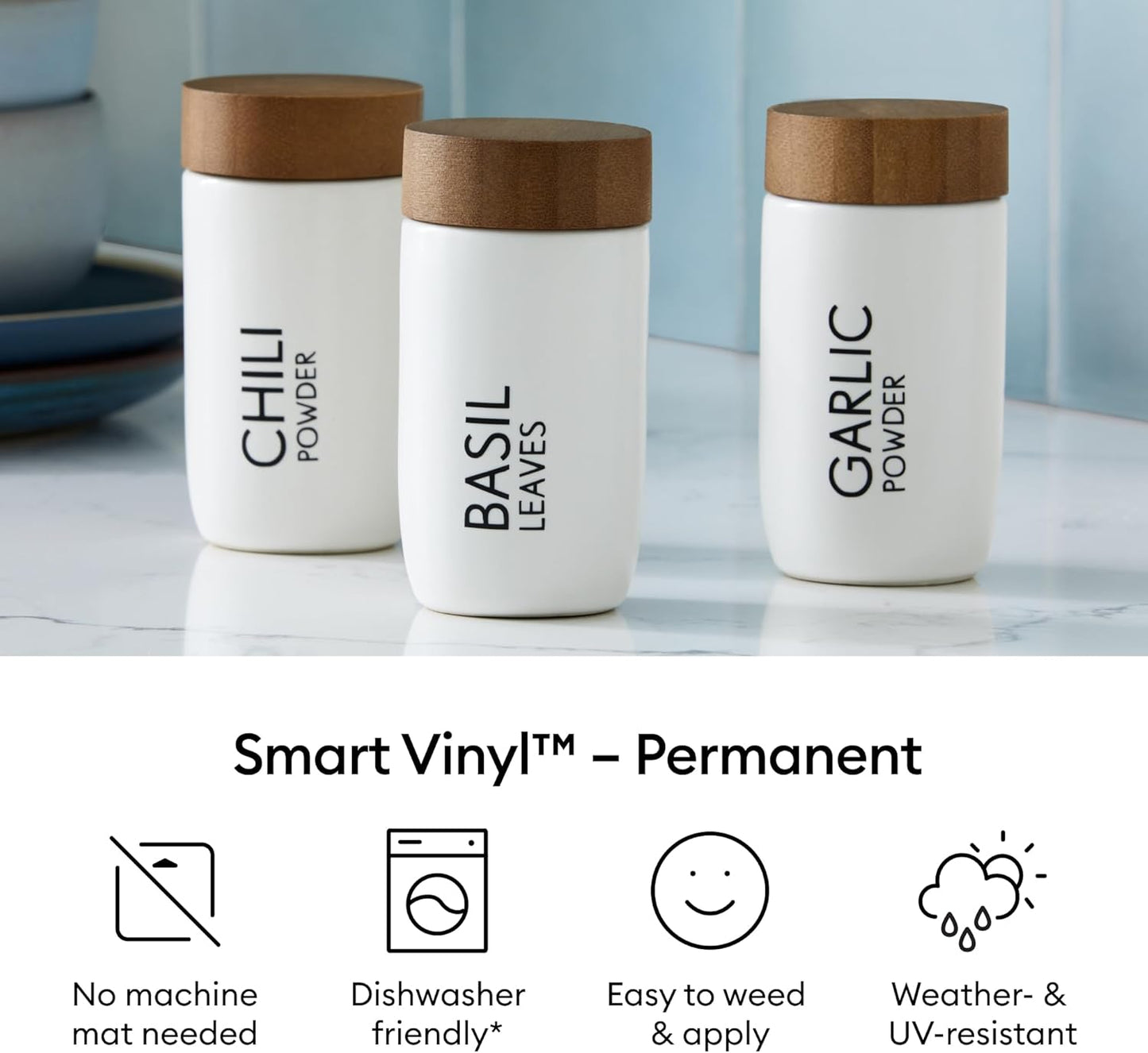 Cricut® Smart Vinyl™ Matless Permanent Vinyl, Colorful Sampler – 13 in x 12 in (20 ct)