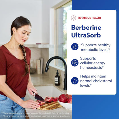 Pure Encapsulations Berberine UltraSorb - Enhanced Absorption Berberine Phytosome 550 mg - Supports Metabolic & Cardiometabolic Health* - 60 Capsules