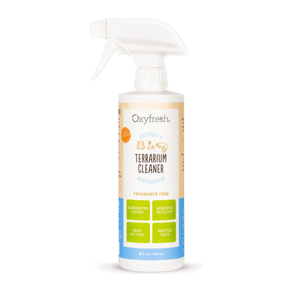 Oxyfresh Premium Terrarium Cleaner – Professional Amphibian and Reptile Terrarium Smell Eliminator – Safe & Quickly Removes Waste & Odors – Streak...