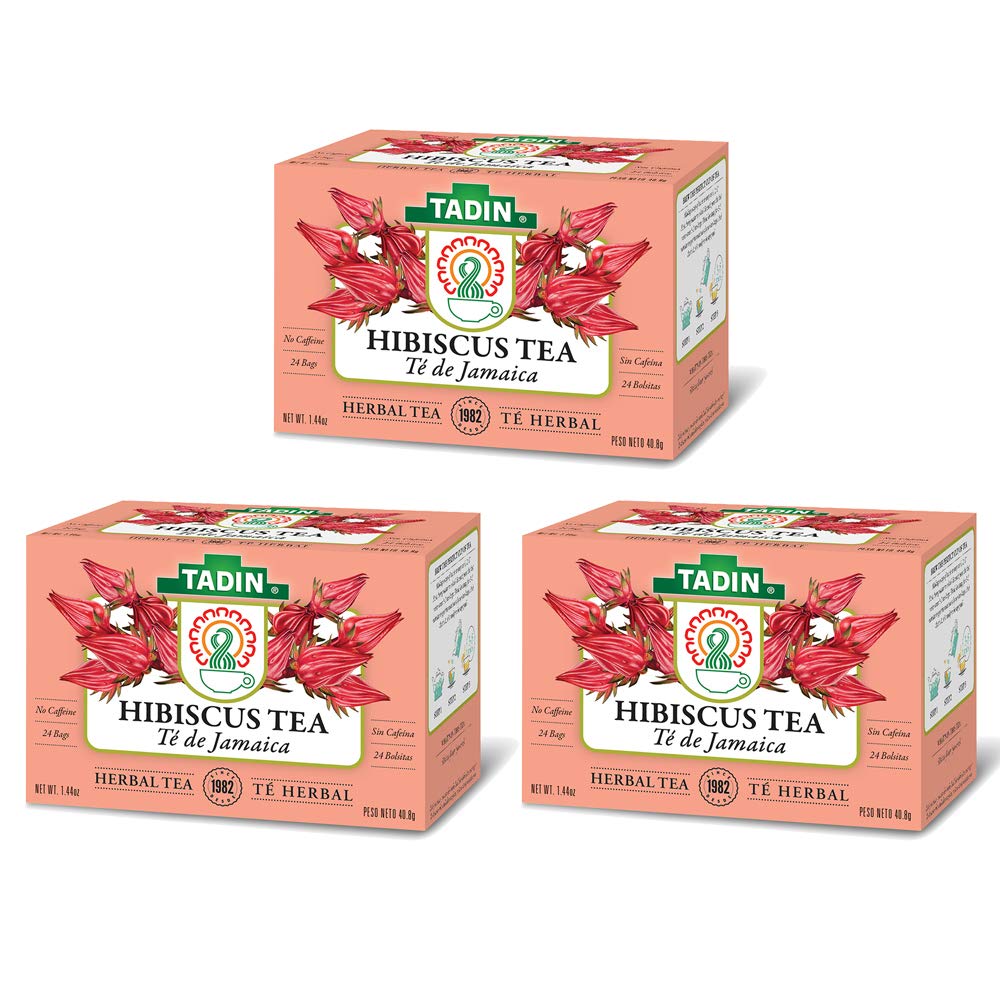 Tadin Hibiscus Tea, Linden 24 ea ( Pack of 3 )