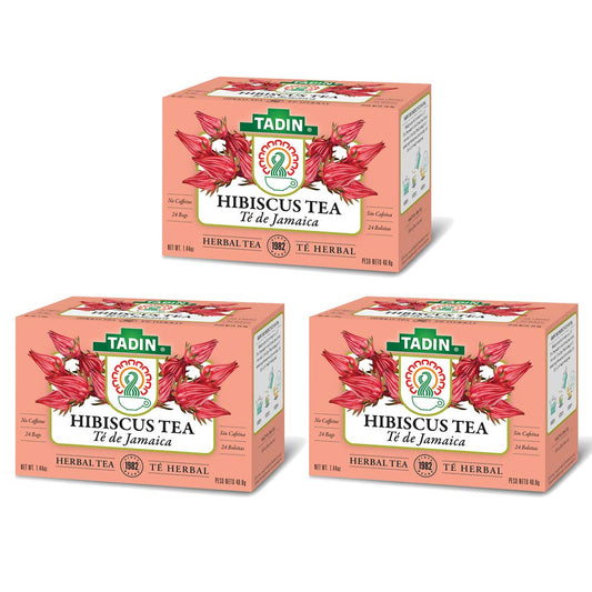 Tadin Hibiscus Tea, Linden 24 ea ( Pack of 3 )