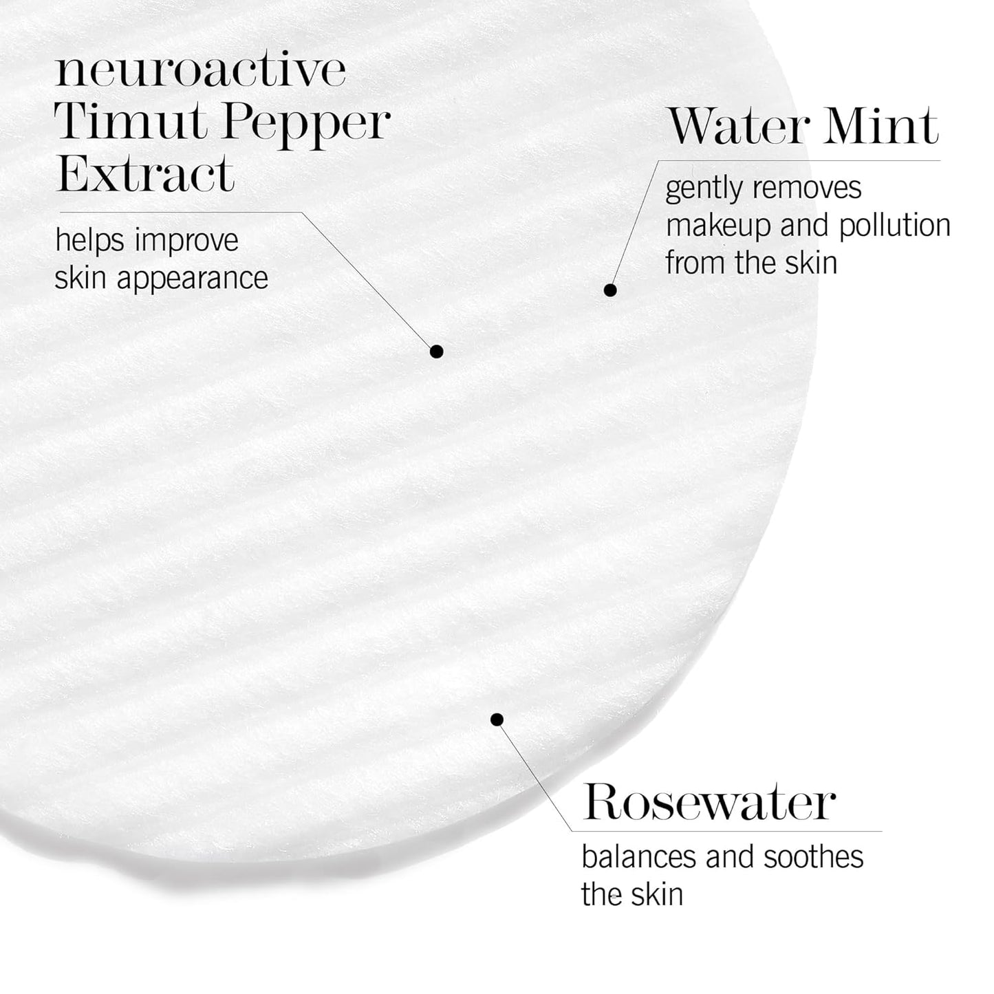 This Works - In Transit No Traces Cleansing Pads, Rosewater & Mint Infused Facial Wipes, Gentle Make-Up Remover (80 pads)