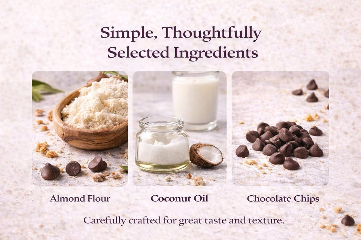 Siete Grain Free Cookies Mexican Vanilla Chocolate Chip – Gluten Free Vegan Cookies – Almond Flour Cookies with Coconut Oil – Dairy Free, Paleo Friendly Snack – 16 oz