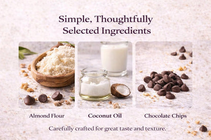 Siete Grain Free Cookies Mexican Vanilla Chocolate Chip – Gluten Free Vegan Cookies – Almond Flour Cookies with Coconut Oil – Dairy Free, Paleo Friendly Snack – 16 oz