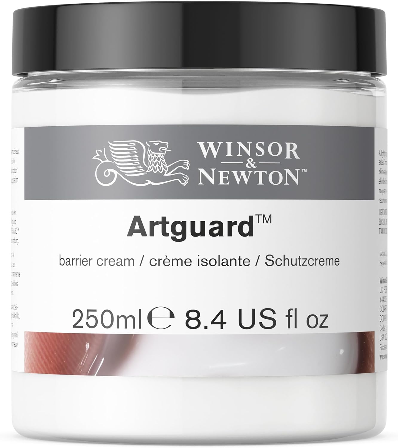 Winsor & Newton Artguard Barrier Cream, 250ml (8.4-oz) Jar