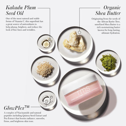 RMS Beauty Kakadu Luxe Cream, Kakadu Beauty Oil - Natural Vitamin C Face Oil and Kakadu Clean Cleansing Gel - Silicone-Free Gel to Foam Gentle Facial Cleanser