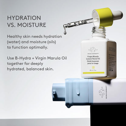 Drunk Elephant B-Hydra Hydration Serum - 50 ml/1.69 fl oz - Hydrating Vitamin B Serum - Clean Clinical Skincare - Cruelty-Free - Dermatologist-Tested - Free of Essential Oils, Silicones, and Fragrance