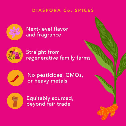 Diaspora Spice Co. Hot Cocoa Mix – Single-Origin Cacao Hot Chocolate with Jaggery – Rich, Smooth Drinking Chocolate for Cozy Drinks, Lattes & Dessert (Vegan, Gluten-Free)