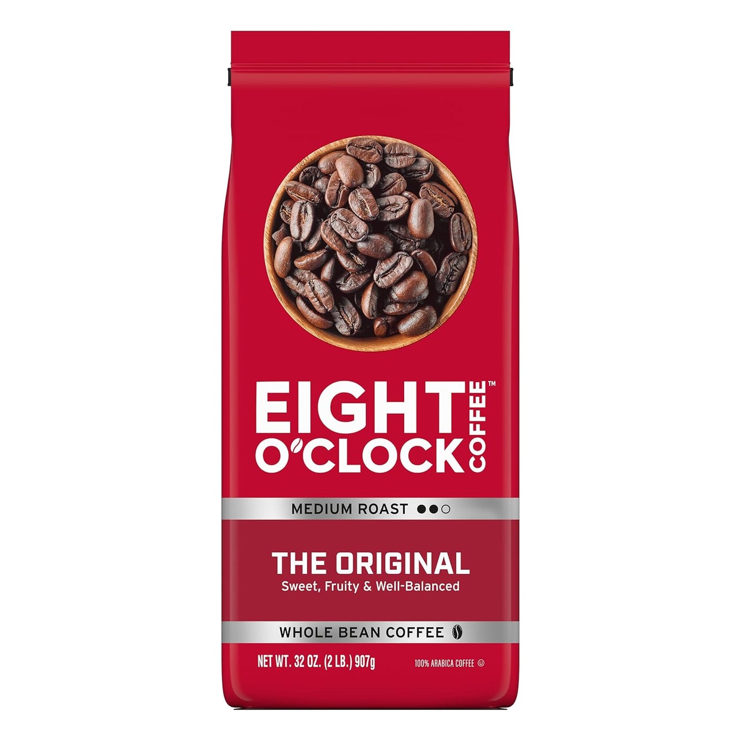Eight O'Clock Whole Bean Coffee, The Original, 12 Ounce