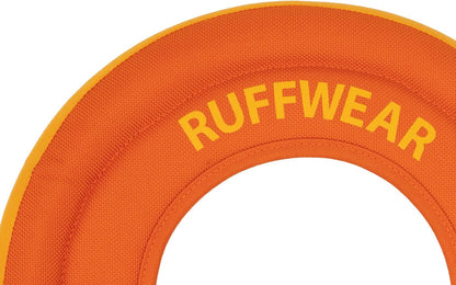 Ruffwear, Hydro Plane Dog Flying Disc, Soft Buoyant Foam Floating Fetch Toy, Lightweight Interactive Water & Snow Toy, Gentle on Teeth, Durable Year-Round Outdoor Play, Tangelo Orange, 9", Medium