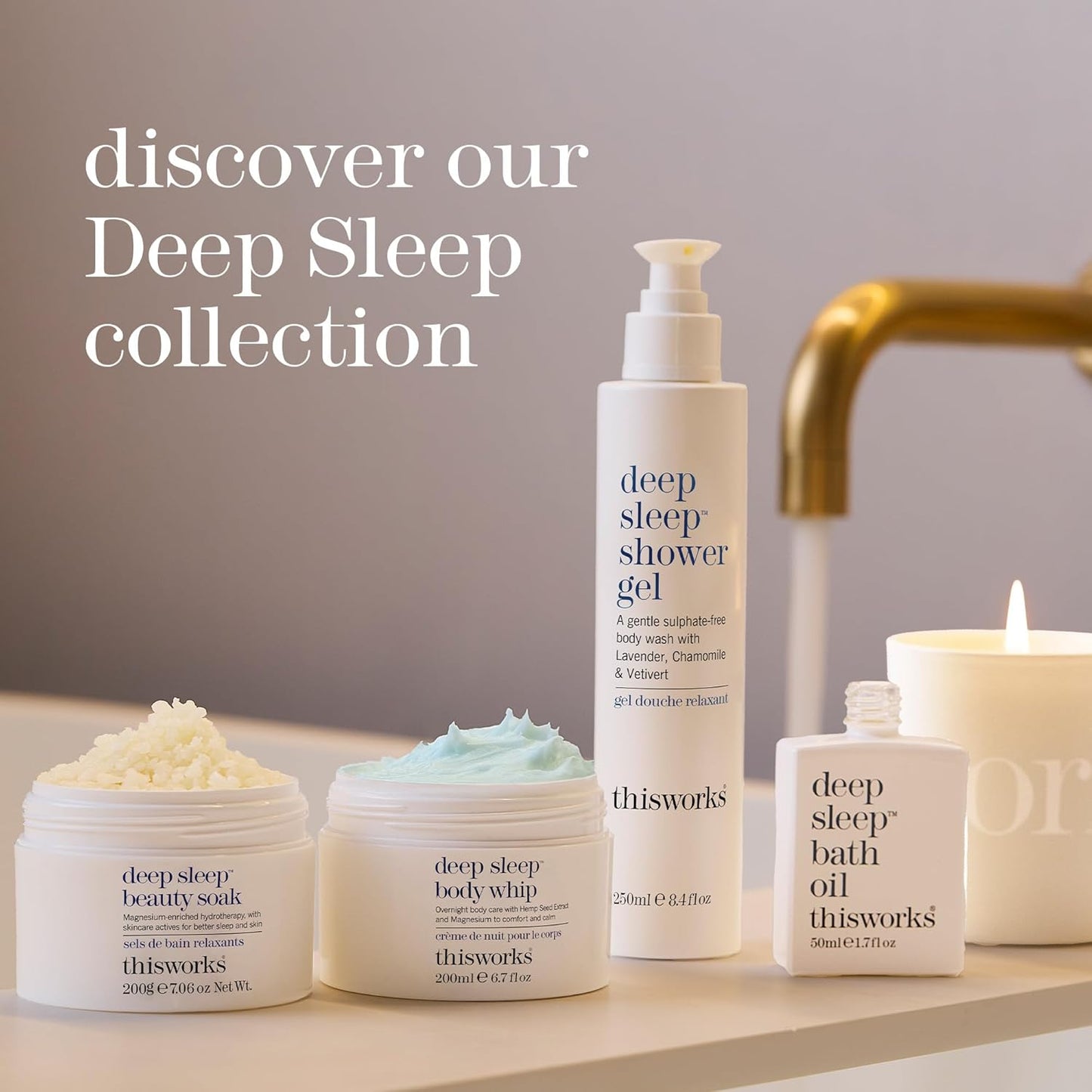 thisworks Choose Sleep Travel Kit, The Deep Sleep Pillow Mini Spray and Aromatherapeutic Roller Ball Infused with Eucalyptus, Frankincense & Lavender Essential Oils, 2x5ml