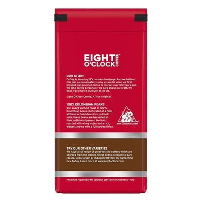 Eight O'Clock Coffee Hazelnut Whole Bean Coffee, Medium Roast, 11 Ounce (Pack of 4) - Buttery, Smooth & Nutty