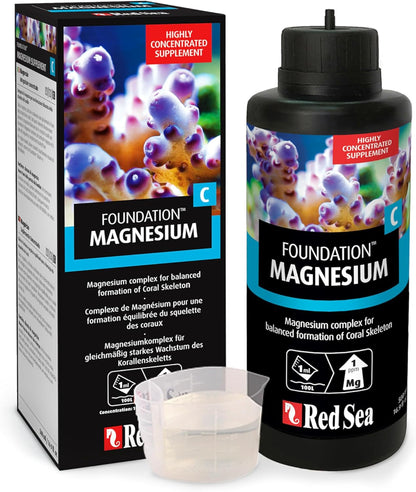 Red Sea Fish Pharm ARE22033 Reef Foundation Magnesium Supplement-C for Aquarium, 500ml