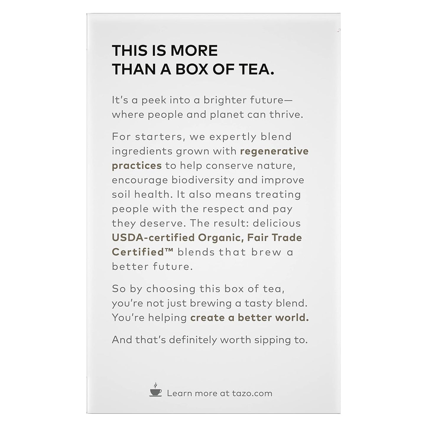 TAZO Organic Awake English Breakfast Black Tea Bags, 96 (16ct - Pack of 6)