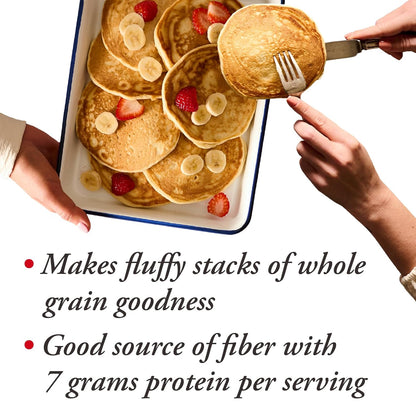 Bob's Red Mill Organic 7 Grain Pancake & Waffle Mix, 24oz (Pack of 1) - Organic, Whole Grain, Kosher