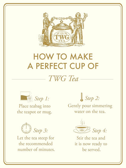 TWG Tea | Timeless Classics Teabag Assortment | Black, Green & Oolong Tea |15 Hand Sewn Cotton Teabags | Gift Set