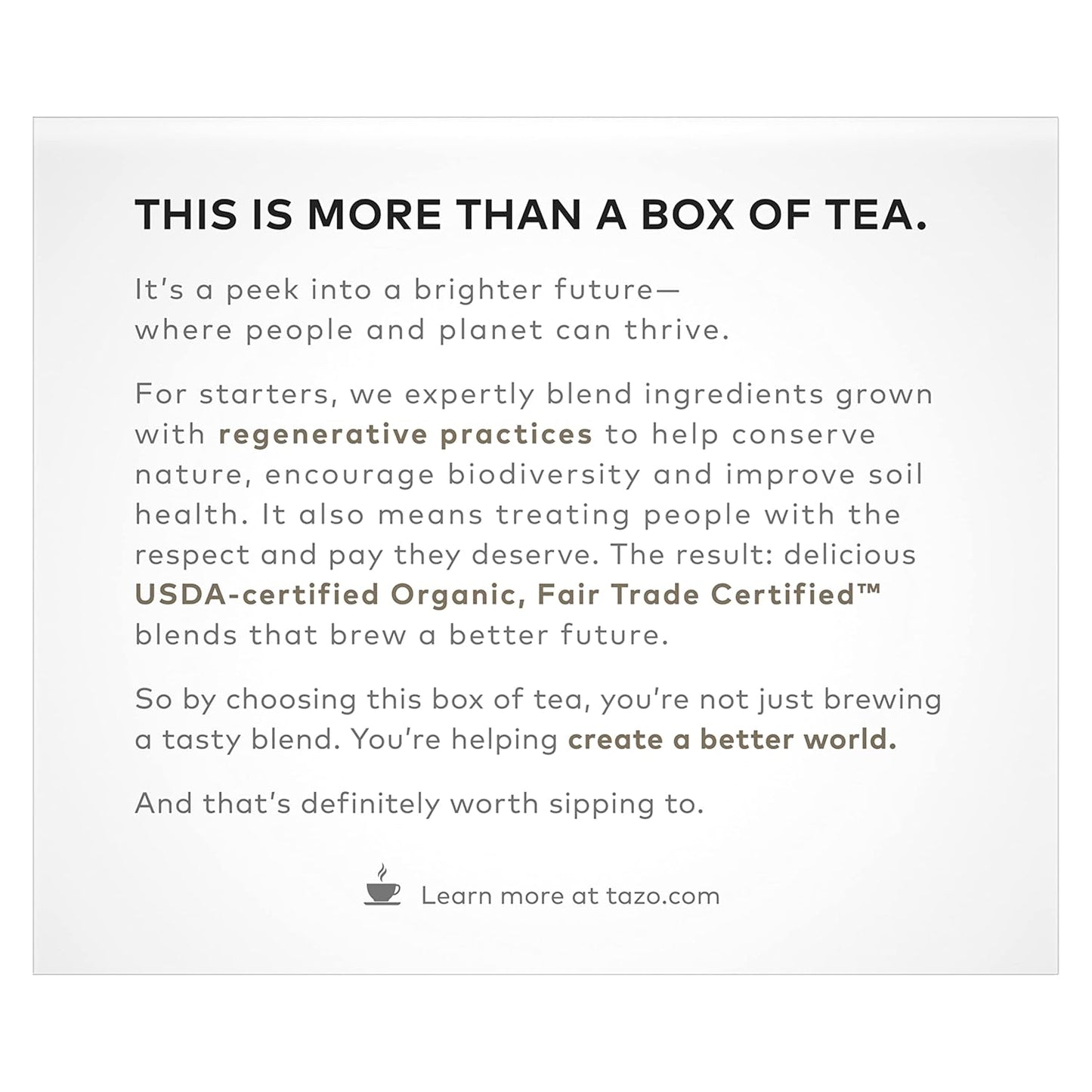 TAZO Organic Awake English Breakfast Black Tea Bags, 144 Total Tea Bags (36ct - Pack of 4)