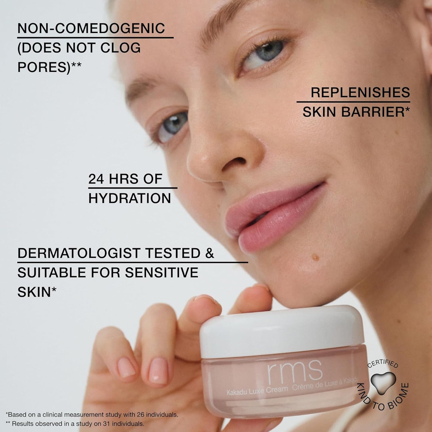RMS Beauty Kakadu Luxe Cream, Kakadu Beauty Oil - Natural Vitamin C Face Oil and Kakadu Clean Cleansing Gel - Silicone-Free Gel to Foam Gentle Facial Cleanser