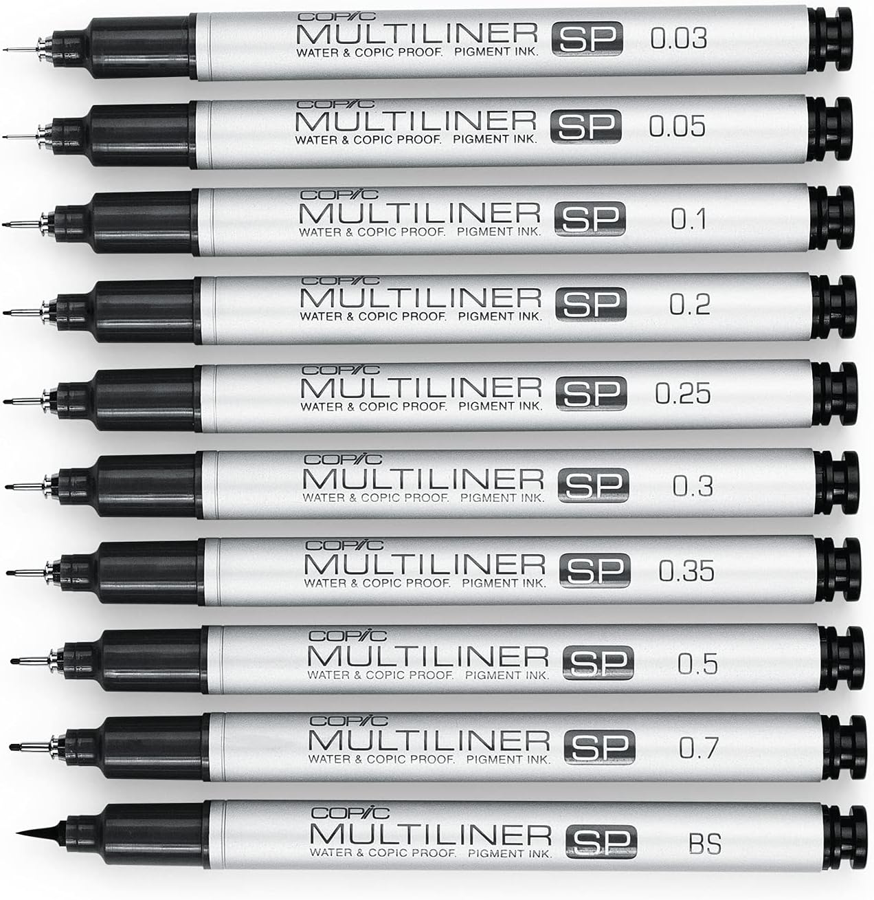 Copic Multiliner SP Black Ink Marker, 0.7 Tip