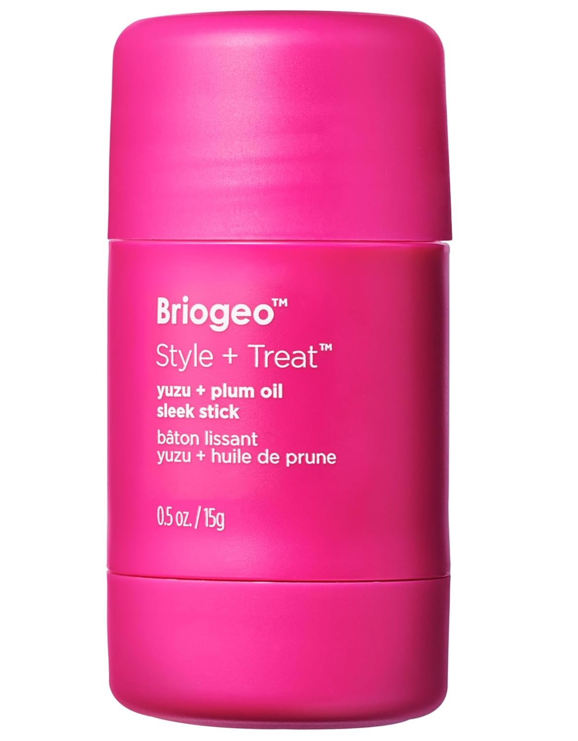 Briogeo Style + Treat Hair Styling Sleek Stick | Flyaway Control & Smooth Styles | Lightweight Finishing Balm | Silicone-Free | Vegan & Cruelty-Free | 0.5 oz