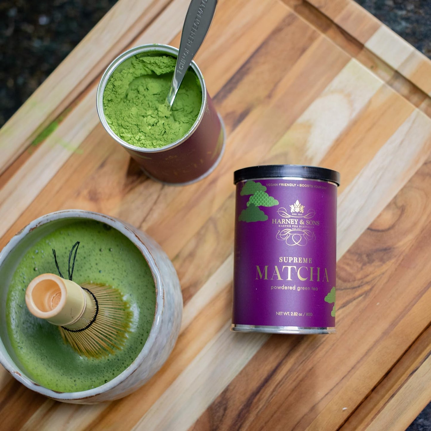 Harney & Sons Supreme Matcha, 80 gram tin, 2.82 ounces