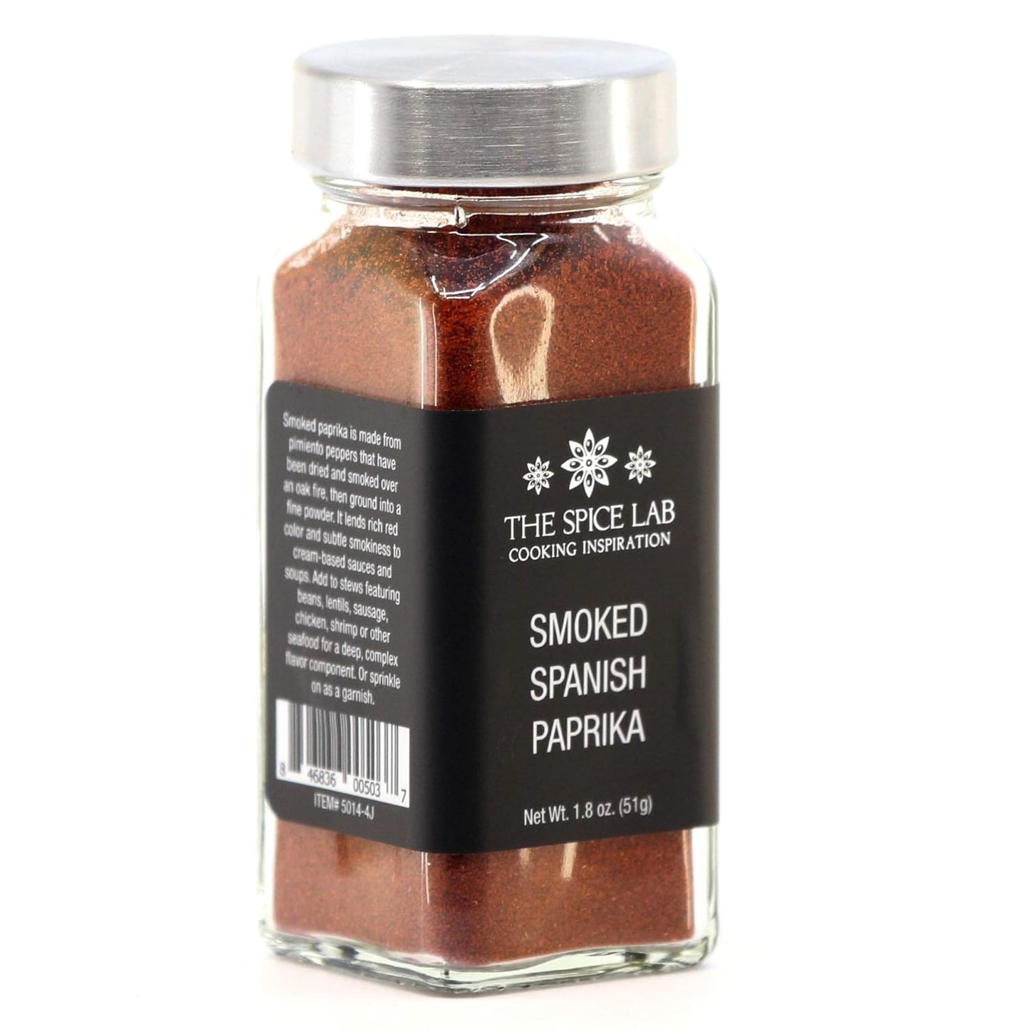 The Spice Lab Sweet Paprika Powder - High Color ASTA 120+ - 2.1 oz French Jar – Premium Gourmet Spanish Paprika Powder - Vegan All Natural Kosher Non GMO Gluten Free Spice – Rich in Antioxidants