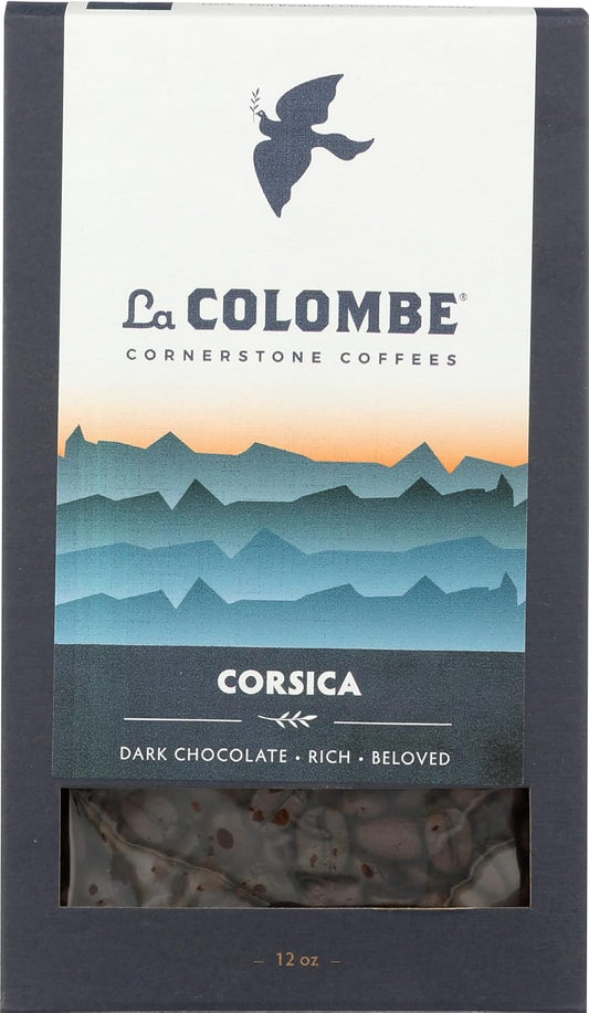 La Colombe Corsica Whole Bean Coffee, Darker Roast, 12 Oz (Pack of 4)