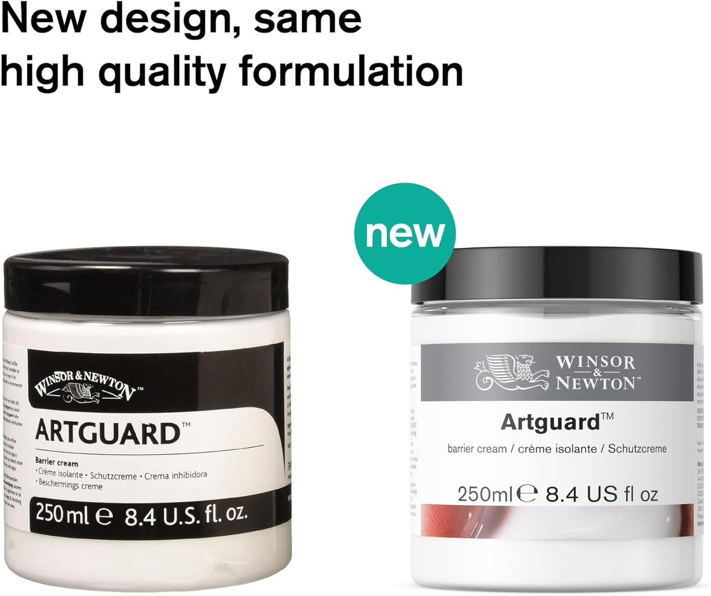 Winsor & Newton Artguard Barrier Cream, 250ml (8.4-oz) Jar