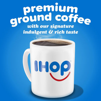 IHOP Velvet Night Dark Roast Ground Coffee, 12 oz Bag