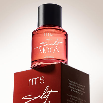 RMS Beauty x Heretic Scarlet Moon Eau De Parfum - Luxury Clean Perfume - Natural Citrus & Woodsy Unisex Fragrance with Hinoki - 1.7 fl oz
