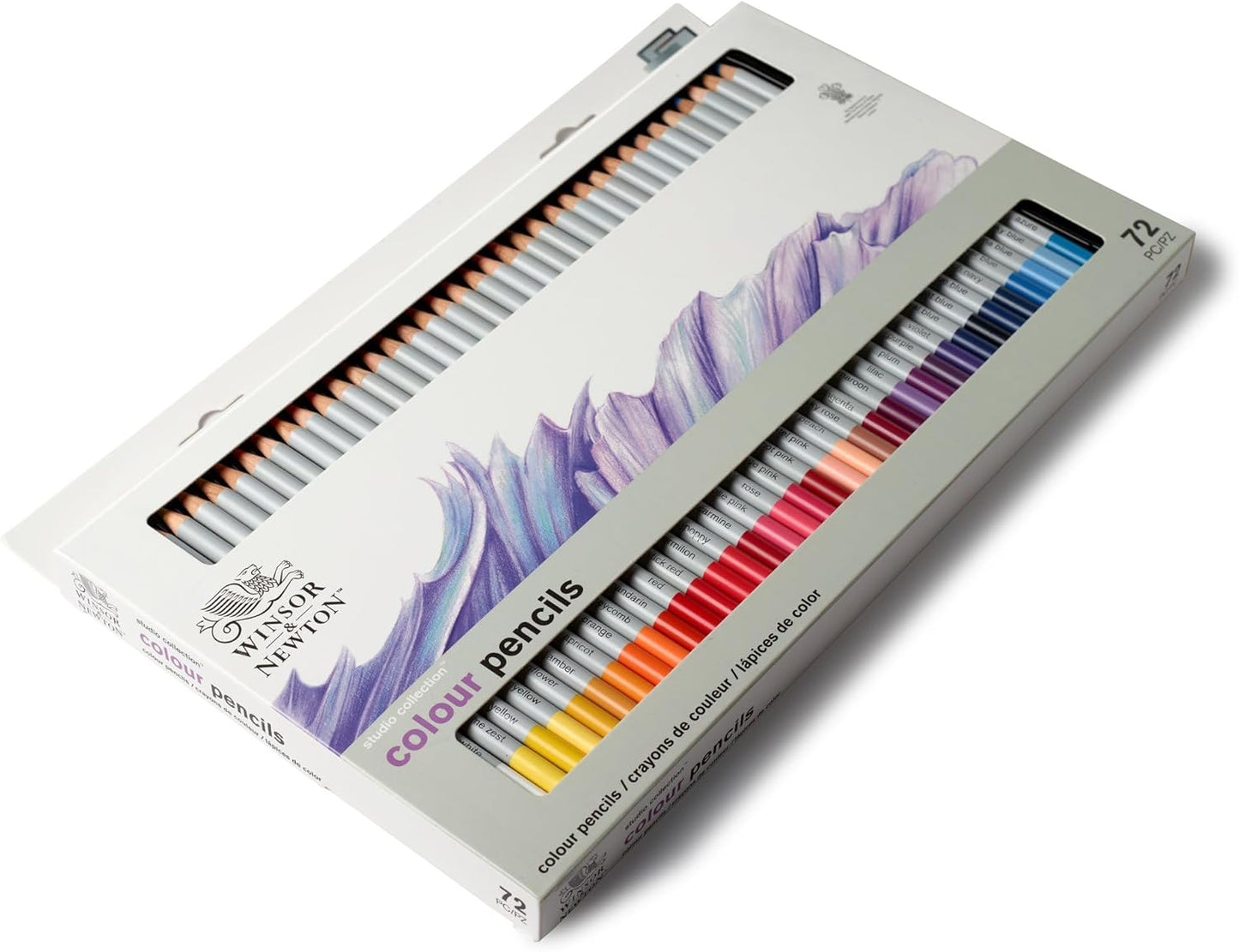 Winsor & Newton Studio Collection Colour Pencil Set, 72 Piece