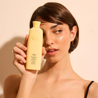 Oribe Hair Alchemy Fortifying Treatment Serum - Prevents Breakage & Strengthens Fragile Hair - Hydrates & Enhances Softness With 450° F Heat Protection - For Weak, Brittle Hair - 5.9 oz