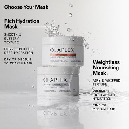 Olaplex Rich Hydration Mask: Cuticle Sealing Mask | Hydrate & Control Frizz | For Dry or Medium to Coarse Hair, 200 ml / 6.7 Fl Oz