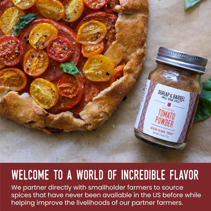 Burlap & Barrel Fusion: Sun-Dried Tomato Powder and Wild Mountain Cumin Bundle - Elevate Your Dishes with Umami Richness and Exotic Aromas!