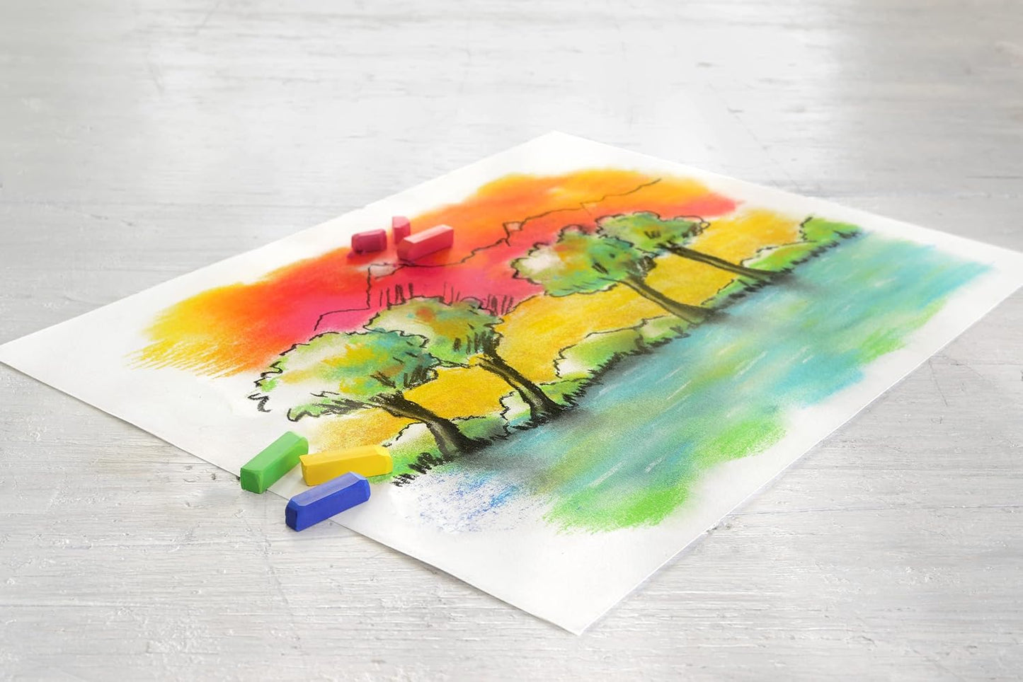 Faber-Castell Creative Studio Soft Pastel Mini Sticks (1.25”) - 24 Vivid Colors