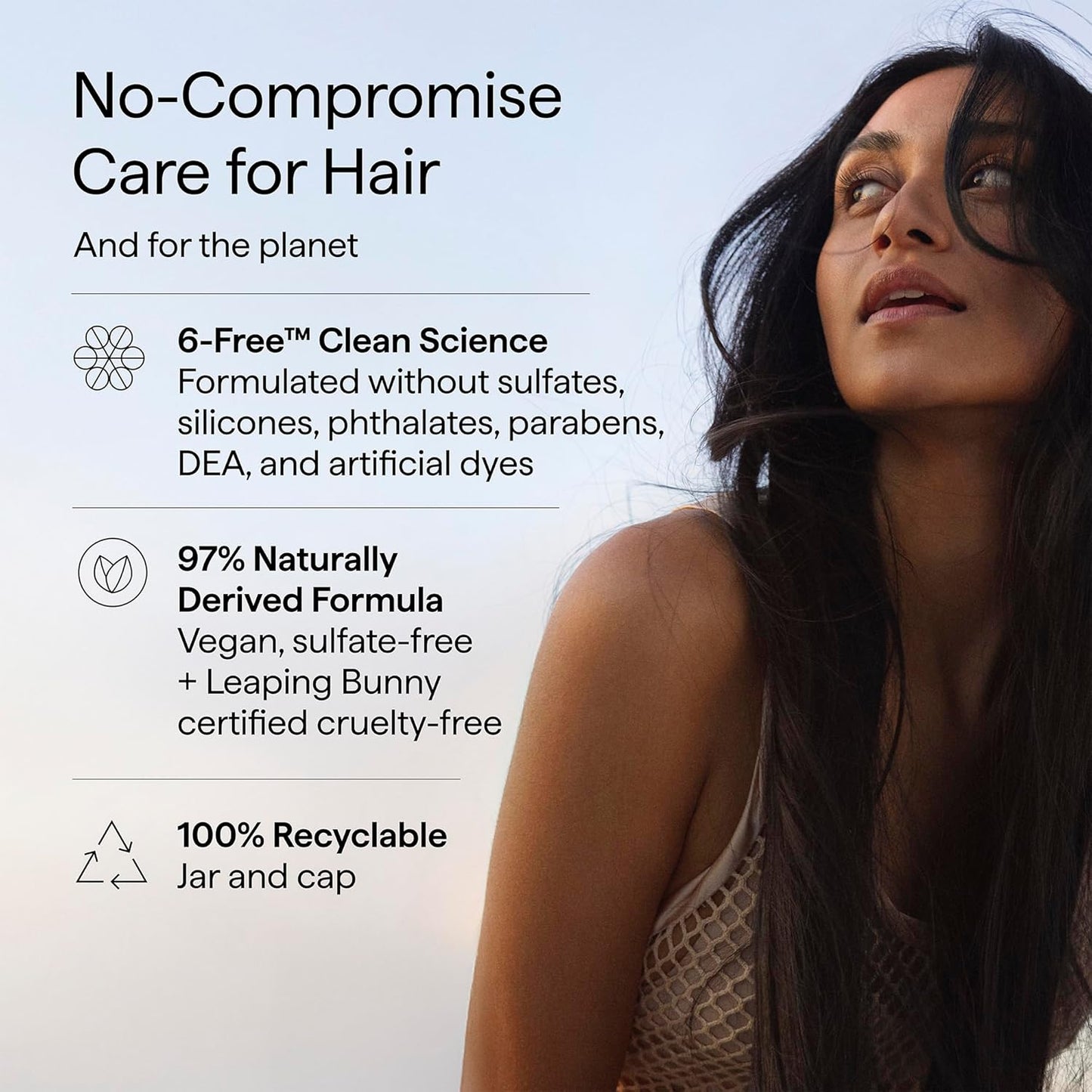 Briogeo Style + Treat Hair Styling Sleek Stick | Flyaway Control & Smooth Styles | Lightweight Finishing Balm | Silicone-Free | Vegan & Cruelty-Free | 0.5 oz