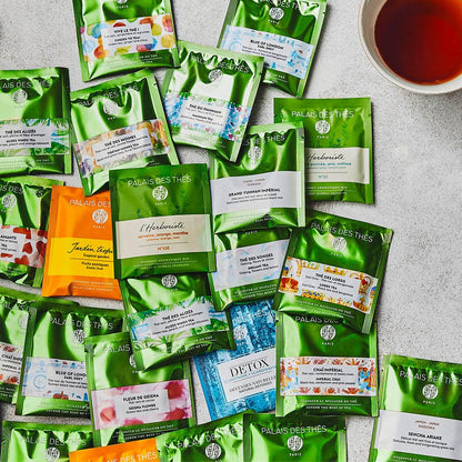 Palais des Thés - Blue of London Earl Grey 20 Tea Bags + Advent Calendar 24 Variety Tea Bags