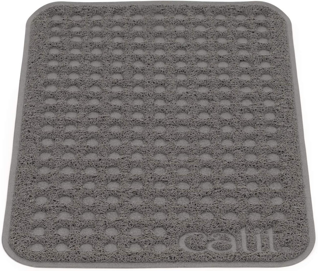 Catit Cat Litter Mat Rectangle Non-Slip Litter Trapping Mat Soft & Comfortable, Easy to Clean for All Cat Litter Types – Small