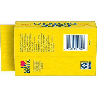 Café Bustelo Espresso Dark Roast Ground Coffee Brick, 10 Ounces
