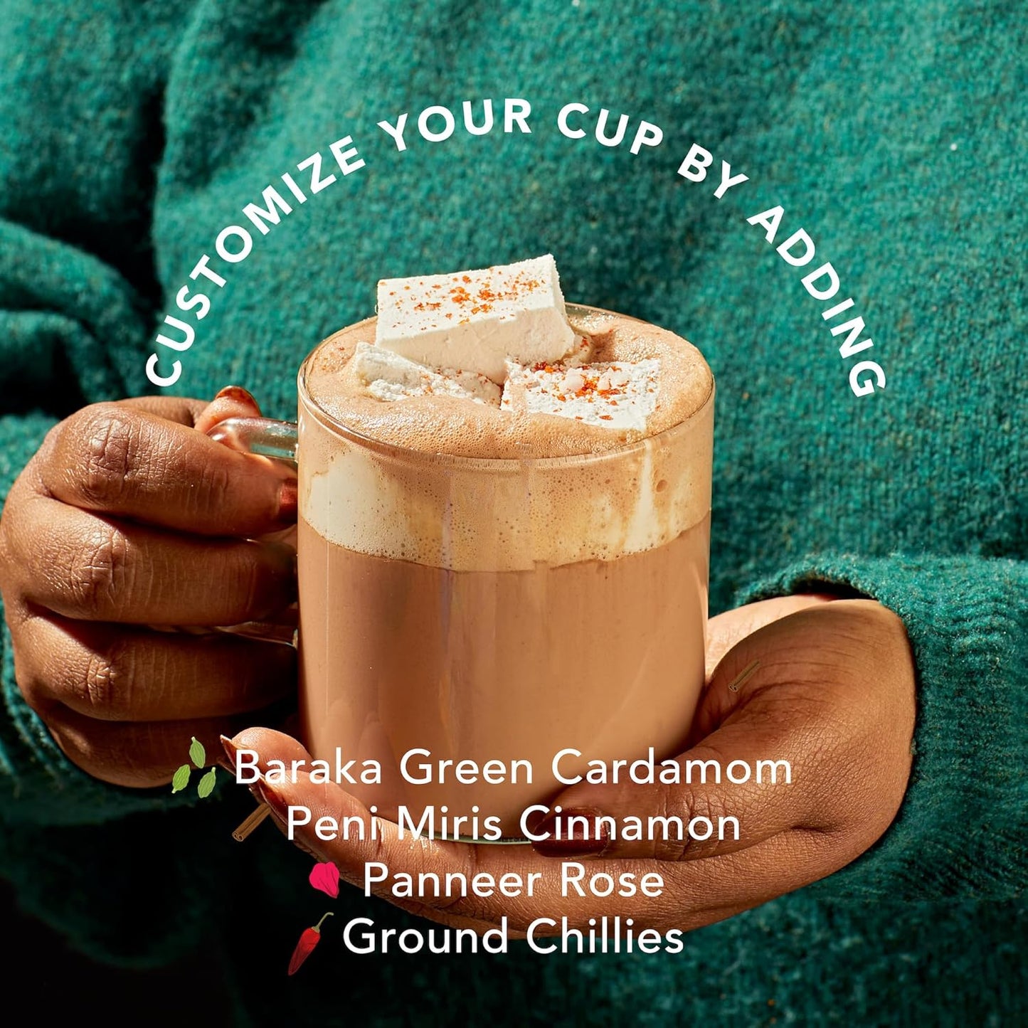 Diaspora Spice Co. Hot Cocoa Mix – Single-Origin Cacao Hot Chocolate with Jaggery – Rich, Smooth Drinking Chocolate for Cozy Drinks, Lattes & Dessert (Vegan, Gluten-Free)