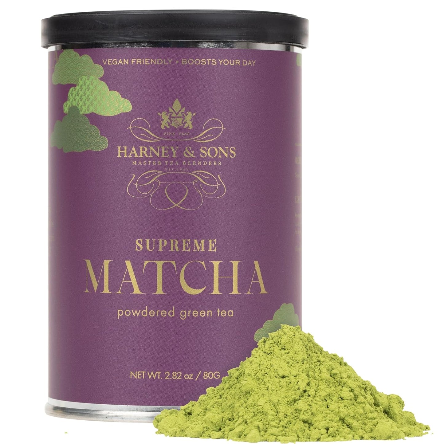 Harney & Sons Supreme Matcha, 80 gram tin, 2.82 ounces