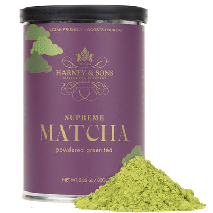 Harney & Sons Supreme Matcha, 80 gram tin, 2.82 ounces