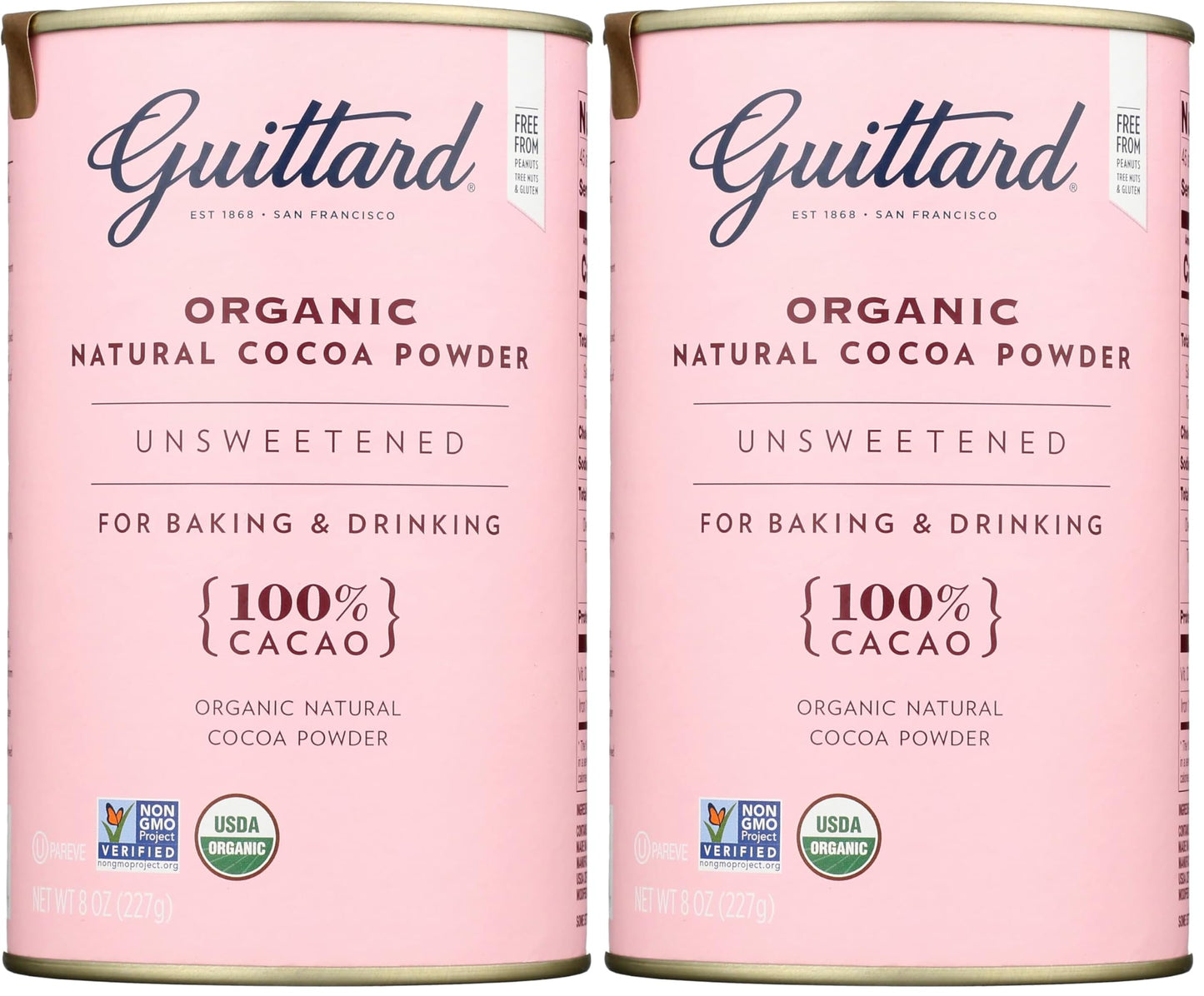 GUITTARD Organic Cocoa Powder, 8 OZ