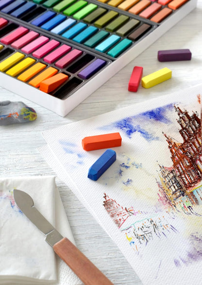 Faber-Castell Creative Studio Soft Pastel Mini Sticks (1.25”) - 24 Vivid Colors