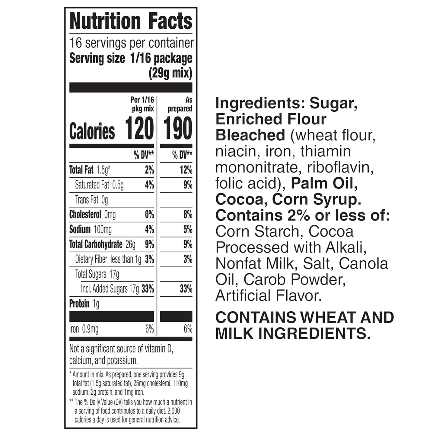 Betty Crocker Favorites Milk Chocolate Brownie Mix,16.3 oz