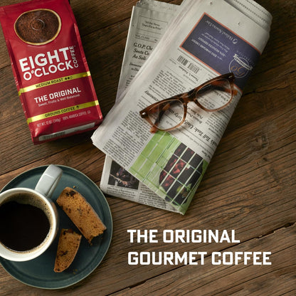 Eight O'Clock Coffee Hazelnut Whole Bean Coffee, Medium Roast, 11 Ounce (Pack of 4) - Buttery, Smooth & Nutty
