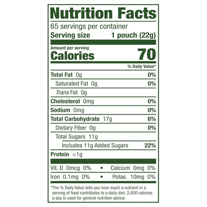 Black Forest Organic Gummy Bears Candy, 0.8 Ounce Pouches (65 Count)