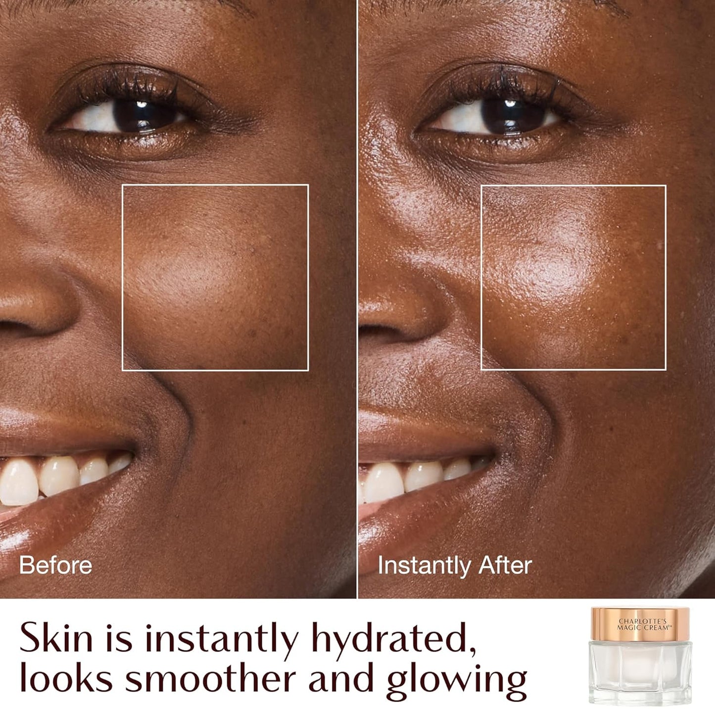 Charlotte Tilbury Hydrate, Plump & Glow Set – Magic Cream and Magic Serum Gift Set, Travel-Sized Skincare for Glowing, Hydrated Looking Skin