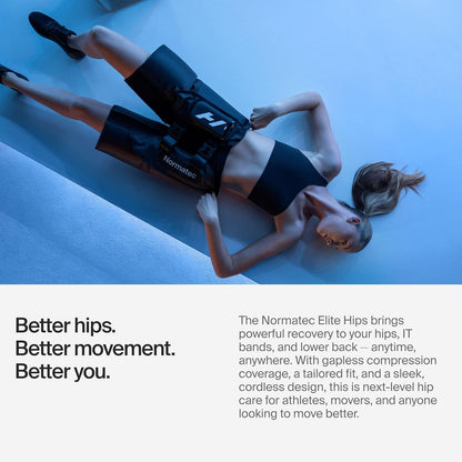 Hyperice Normatec Elite Hips - Powerful Recovery for Hips, IT bands, and Lower Back