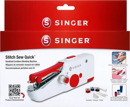 SINGER Stitch Sew Quick Portable Mending Machine - Single Thread Machine for Quick Repairs
